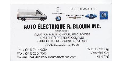 Auto Électrique R. Blouin Inc jobs